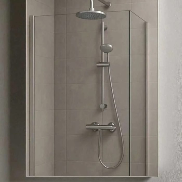 40×60 cm Aynalı Banyo Dolabı – Duvara Monte, Minimal Tasarım, Modern Beyaz Banyo Üst Dolabı