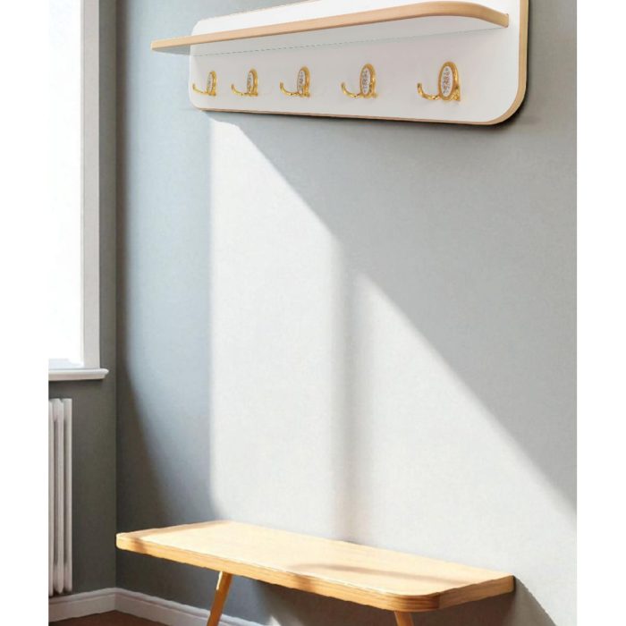 Portmanto Duvar Askılığı Elbise Askılığı 87 cm genişlik