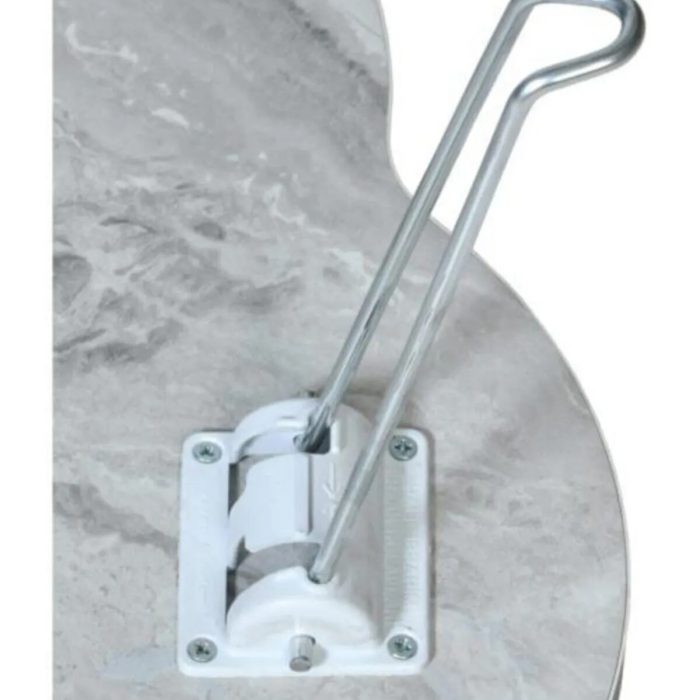 Plastik Aparatlı Krom Çelik Yer Sofrası Ayağı